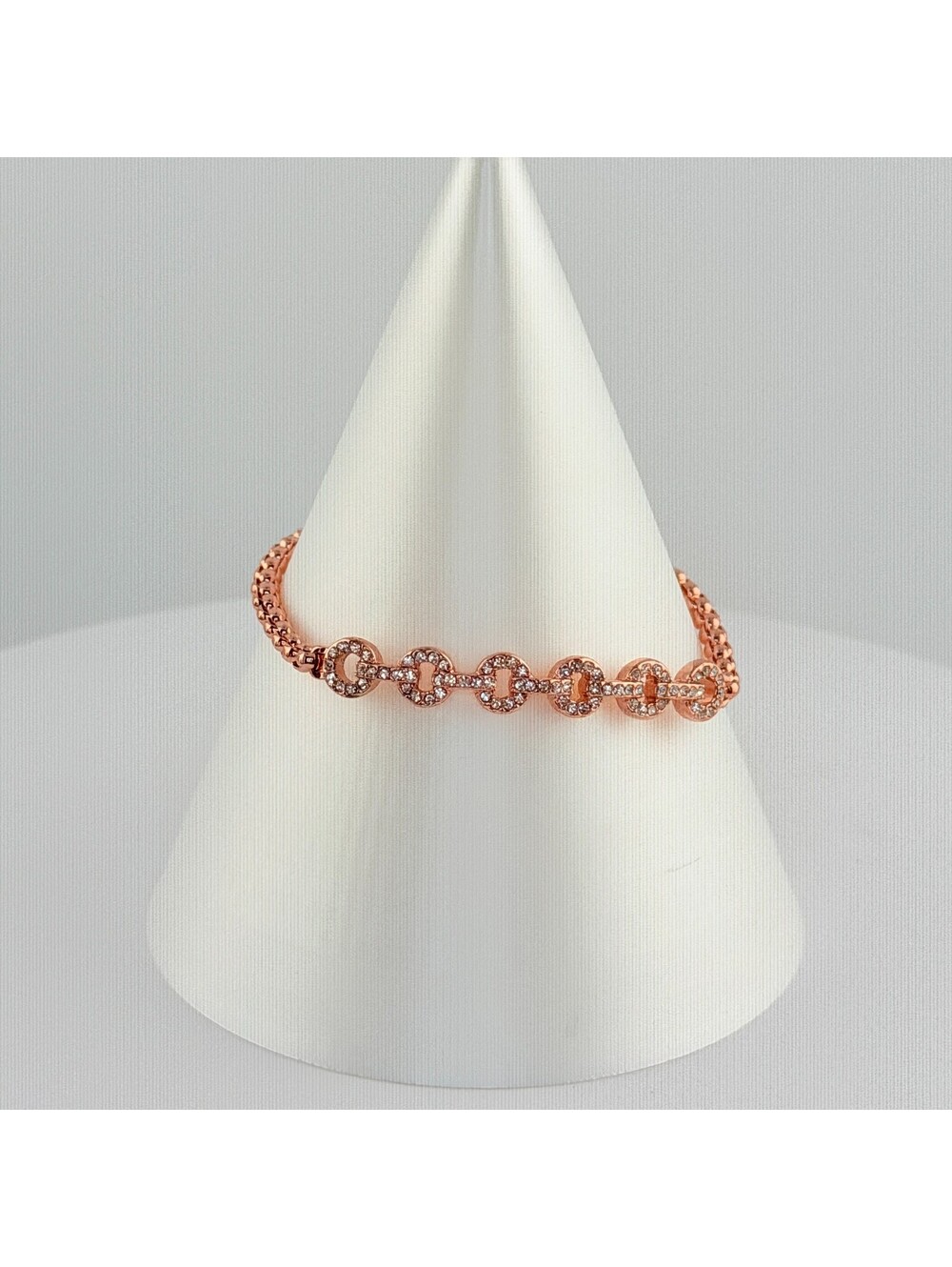 Bomb Party Single Stack Bracelet - on Rose Gold #64